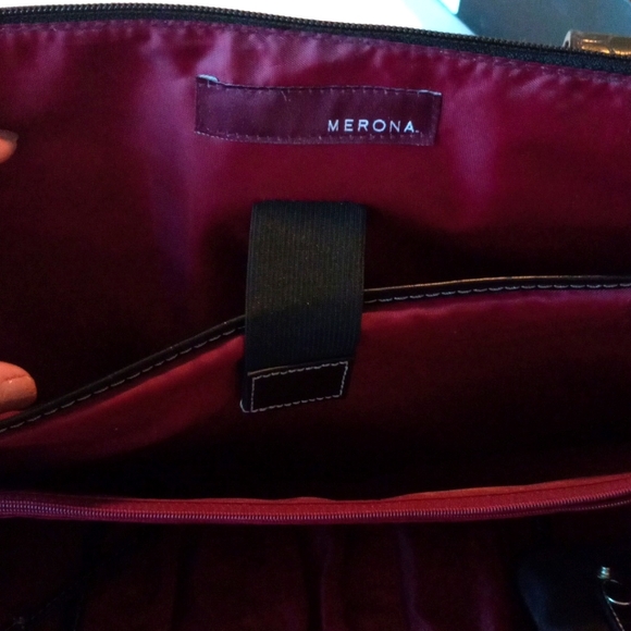 Merona large black animal print purse. - Picture 7 of 11